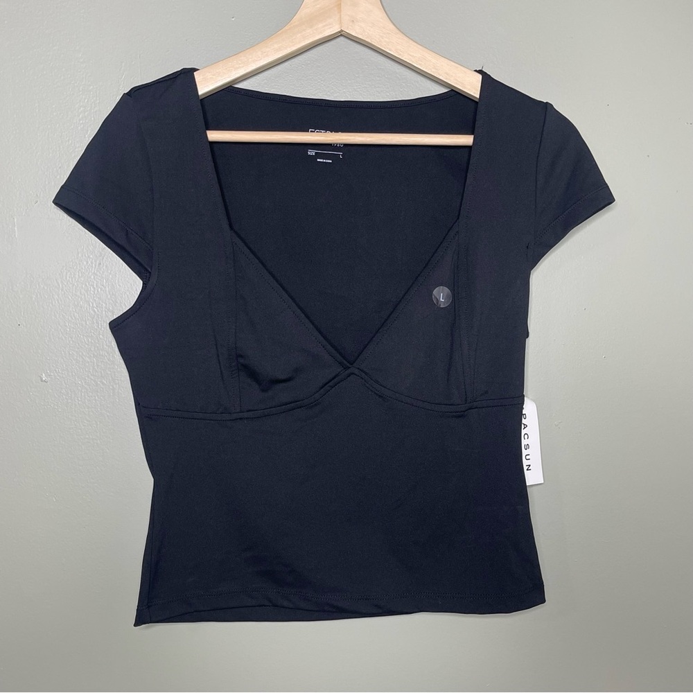 Pacsun EST. PAC Black Women's Top